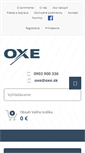 Mobile Screenshot of oxe.sk