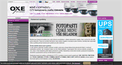 Desktop Screenshot of oxe.cz
