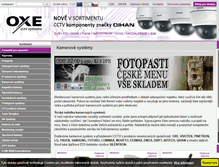 Tablet Screenshot of oxe.cz